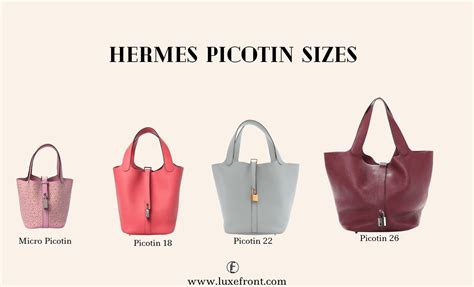 hermes picotin pink|hermes picotin size chart.